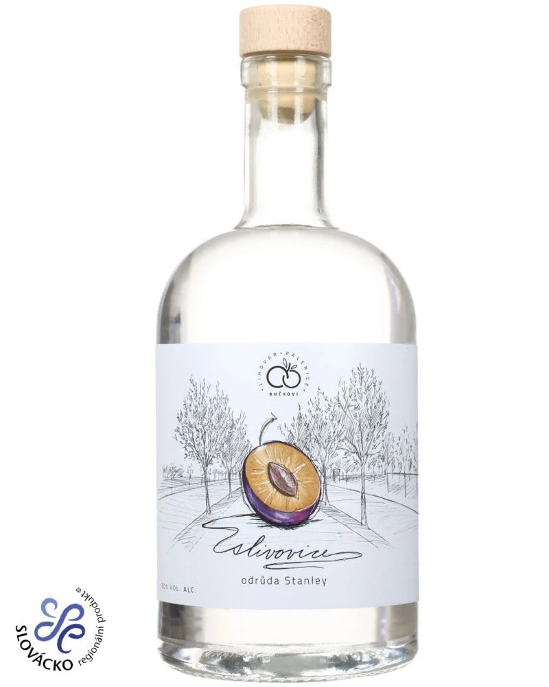 Slivovice odrůda Stanley 50%, 500 ml