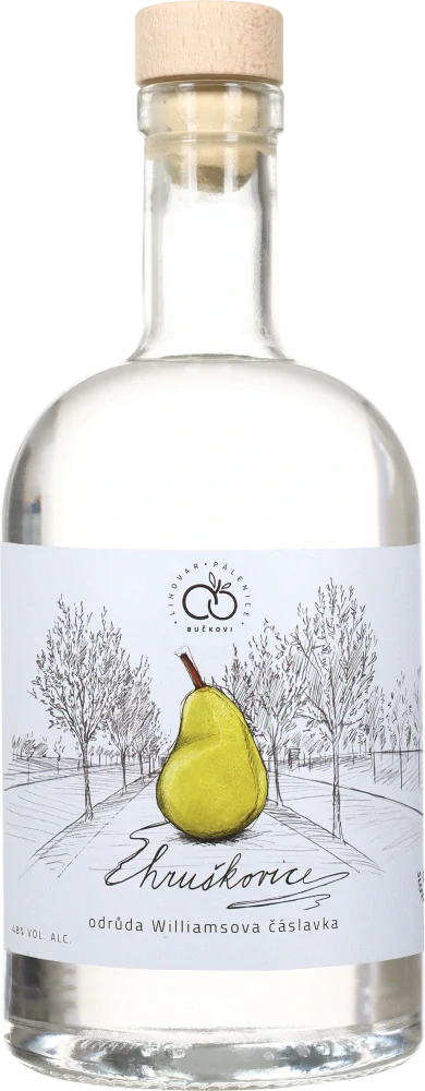 Hruškovice odrůda Williamsova čáslavka 48%, 500 ml